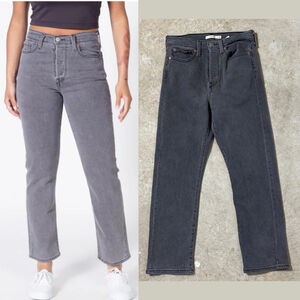 Levi's Wedgie Straight Jeans Women’s Size 28 High Rise Button Fly Cosmic Comet